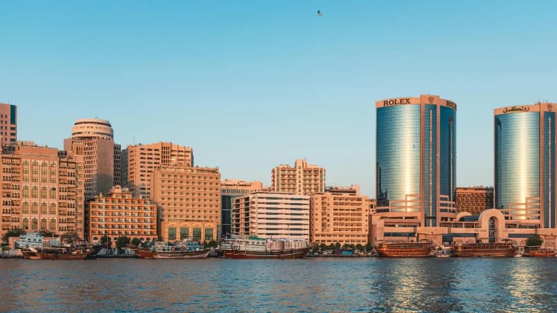 Billboard advertising on Deira, Dubai, UAE