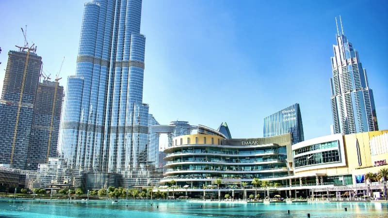 Digital OOH and billboard advertising near Dubai Mall and Downtown Dubai, UAE