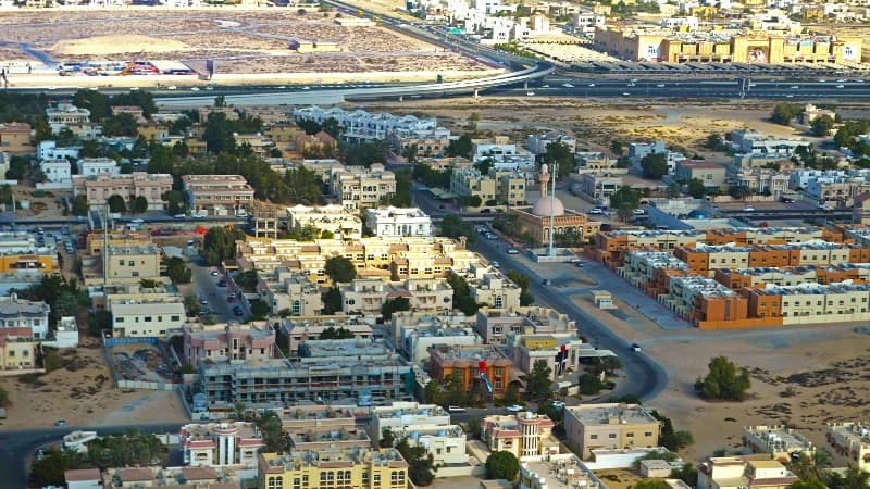Billboard advertising on Mirdif, Dubai, UAE